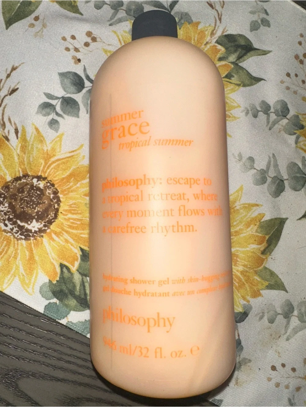 philosophy Summer Grace Tropical Summer Hydrating Shower Gel - NEW 32 oz